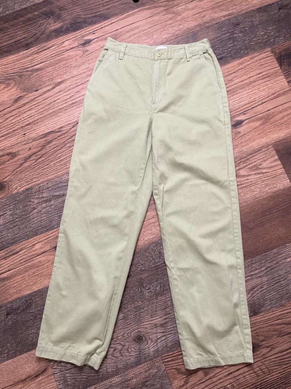 Aritzia Sun-deh Women's Chino Pants Size 8 Light Green Straight Leg L29